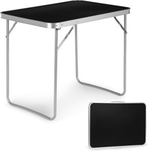 Stolik turystyczny stół piknikowy składany blat 80x60 cm czarny MultiGarden 1