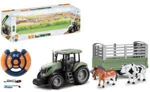 Zabawka traktor z przyczepą 1