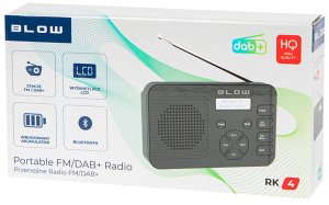 Radio kuchenne FM/DAB+ BLOW RK4 BT czarne 4