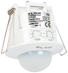 Czujnik ruchu  BLOW MS-02  sufitowy 360 podtynkowy biały 1