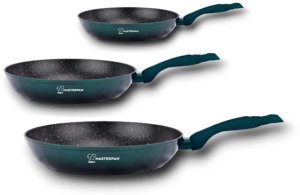 Zestaw patelni 3-częściowy zielony Masterpan MP-2381 1