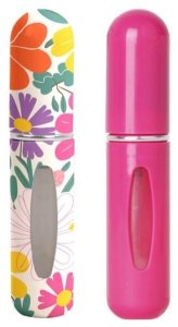 Zestaw 2szt. ATOMIZERÓW podróżnych na perfumy 5ML Kwiaty dozownik AK18 2