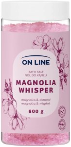 ON LINE Sól do kąpieli Magnolia Whisper 800 g 1