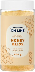 ON LINE Sól do kąpieli Honey Bliss 800 g 1