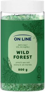 ON LINE Sól do kąpieli Wild Forest 800 g 1
