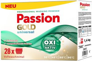 PASSION GOLD Professional Proszek do prania Uniwersalny 1.4 kg 1