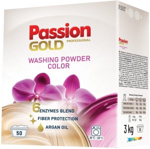 PASSION GOLD Professional Proszek do prania Kolor 3 kg 1