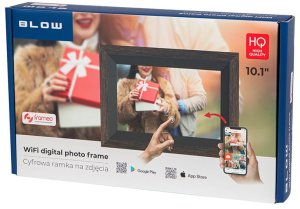 Cyfrowa ramka BLOW na zdjęcia FRAMEO WiFi 10,1" drewniana 5