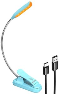 Lampka bezprzewodowa Glocusent mini GLCSNTBL103B z klipsem, USB-C niebieska 2