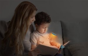 Lampka bezprzewodowa Glocusent mini GLCSNTBL103B z klipsem, USB-C niebieska 4