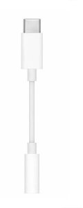 APPLE ADAPTER TYP-C DO MINI JACK   PRZEJŚCIÓWKA BIAŁY IPHONE BOX 3