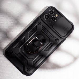 ETUI DEFENDER SLIDE CASE DO SAMSUNG GALAXY S23 PLUS CZARNA NAKŁADKA ETUI PLECKI 1