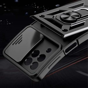 ETUI DEFENDER SLIDE CASE DO SAMSUNG GALAXY S23 PLUS CZARNA NAKŁADKA ETUI PLECKI 4