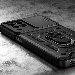 ETUI DEFENDER SLIDE CASE DO SAMSUNG GALAXY S23 PLUS CZARNA NAKŁADKA ETUI PLECKI 7