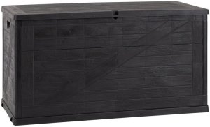 WOOD plastikowa skrzynia ogrodowa 420 L, grafitowa 1