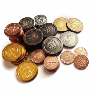 Hegemonic Project Games Hegemony: Lead Your Class to Victory – Pack of 85 Metal coins 1