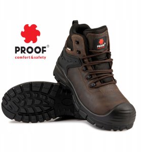 BUTY ROBOCZE OCHRONNE TRZEWIKI PROOF BRICO DINTEX MEMBRANE S3S ROZ. 42 2