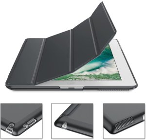 Etui z Klapką Smartcase do iPad 2 / iPad 3 / iPad 4 Dark Grey 2