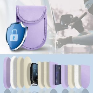Tech-Protect KLATKA FARADAYA TECH-PROTECT KLR100 POUCH KEYLESS RFID SIGNAL BLOCKER CASE LAVENDER 2