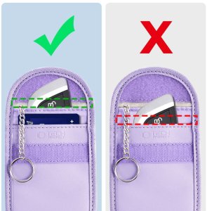Tech-Protect KLATKA FARADAYA TECH-PROTECT KLR100 POUCH KEYLESS RFID SIGNAL BLOCKER CASE LAVENDER 3