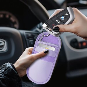 Tech-Protect KLATKA FARADAYA TECH-PROTECT KLR100 POUCH KEYLESS RFID SIGNAL BLOCKER CASE LAVENDER 5