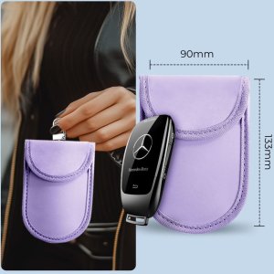 Tech-Protect KLATKA FARADAYA TECH-PROTECT KLR100 POUCH KEYLESS RFID SIGNAL BLOCKER CASE LAVENDER 6