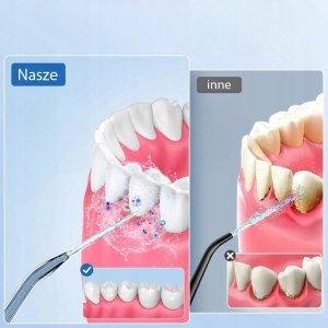 IRYGATOR DO ZĘBÓW BEZPRZEWODOWY DENTYSTYCZNY 4 TRYBY 320ML MOCNY 8 KOŃCÓWEK 3