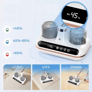 ANTYBAKTERYJNY ODKURZACZ RĘCZNY UV 10Kpa IDEALNY DO MATERACY I ROZTOCZY 5