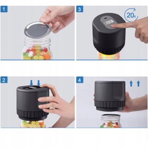 Automatyczna Zgrzewarka Próżniowa do Słoików Braders + Otwieracz do butelek 11