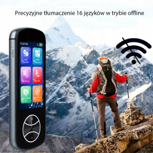 WIELOFUNKCYJNY ELEKTRONICZNY TŁUMACZ MOWY TRANSLATOR 137 JĘZYKÓW, PODRĘCZNY 7