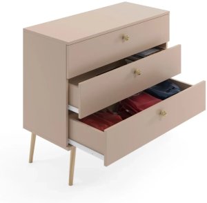 Komoda LEBEL 2 z szufladami 100cm macchiato MELIMEBLE 2