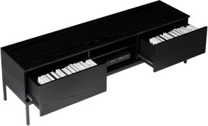 Szafka RTV KRON 170cm czarny dąb MELIMEBLE 3