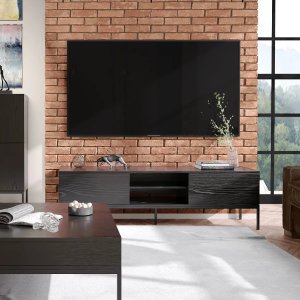 Szafka RTV KRON 170cm czarny dąb MELIMEBLE 5