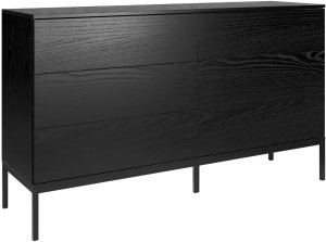 Komoda KRON 6S 150cm czarny dąb MELIMEBLE 1