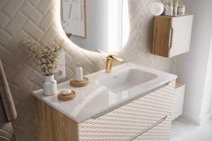 Bateria umywalkowa niska 4