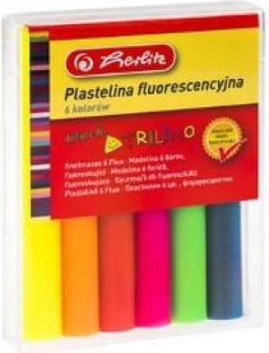 Herlitz Plastelina fluorescencyjna 6 kolorów (215015) 1