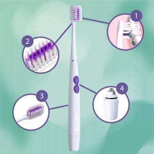 GUM SZCZOTKA SONICZNA SONIC ORTHO 4102 8