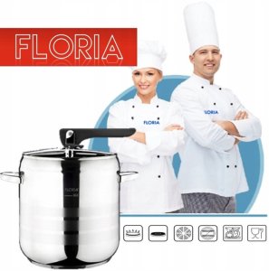 SZYBKOWAR GARNEK CIŚNIENIOWY TURECKI STAL GAZ INDUKCJA 14LT 12