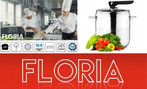 SZYBKOWAR GARNEK CIŚNIENIOWY TURECKI STAL GAZ INDUKCJA 14LT 10