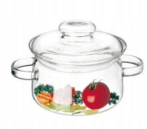 Garnek szklany żaroodporny 1,5 L Nyko Simax 2