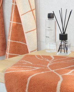 Ręcznik frotte 70x140 cm Atelier Floral 6239-33 MIEDŹ 6