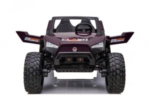 Super-Toys MEGA BUGGY CLASH DLA 2 DZIECI, 4 SILNIKI, 24V-800W, MIĘKKIE PRZESUWANE SIEDZENIE, WALIZKA NA AKUMULATOR/SX-1928 EDUKAMP 7
