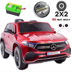 Super-Toys MERCEDES EQA 250 NA AKUMULATOR WERSJA LAKIEROWANA, FULL OPCJA/XMX625 EDUKAMP 4