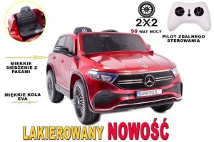 Super-Toys MERCEDES EQA 250 NA AKUMULATOR WERSJA LAKIEROWANA, FULL OPCJA/XMX625 EDUKAMP 5