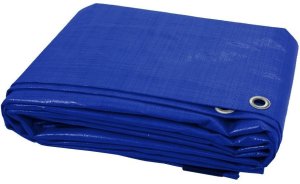 Plandeka Okryciowa 10x12 niebieska 60g/m2 EDUKAMP 1