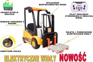 WIELKI WÓZEK WIDŁOWY Z OBROTOWYMI KÓŁKAMI/XMX638 EDUKAMP 2