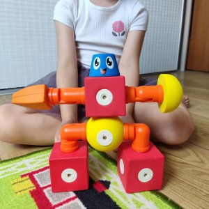 AIG Magnetyczne piankowe klocki - MagFlexi - 75 el. 4