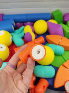 AIG Magnetyczne piankowe klocki - MagFlexi - 75 el. 7