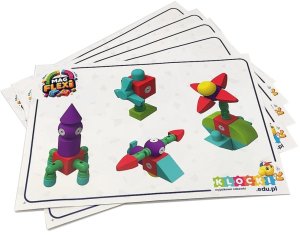 AIG Magnetyczne piankowe klocki - MagFlexi - 75 el. 9