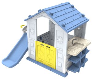 Ramiz Dom Z Zjeżdżalnią i Zlewem Niebieski Dach 3